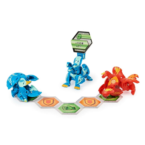 Spin Master - Set 3 Bakugani Spin Master Starter Evolutions S4 Howlkor Ultra, Colossus si Pegatrix