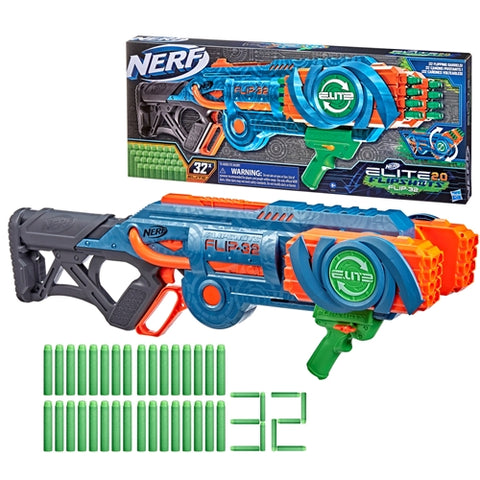 Hasbro - Blaster Nerf Hasbro Elite Flip 32 Cartuse