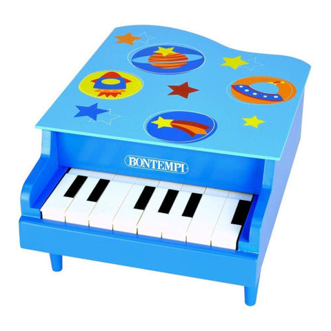 Bontempi - Instrument Muzical din Lemn Pian cu 8 Clape, Bleu