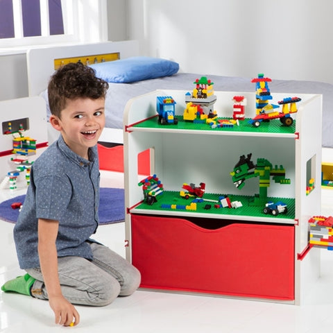 Worlds Apart - Suport Depozitare Worlds Apart cu Display pentru Constructii tip Lego