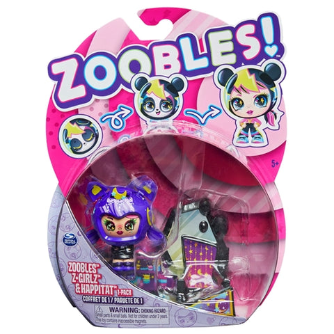 Spin Master - Figurina Spin Master Zoobles Z-Girlz Fetita Pisicuta
