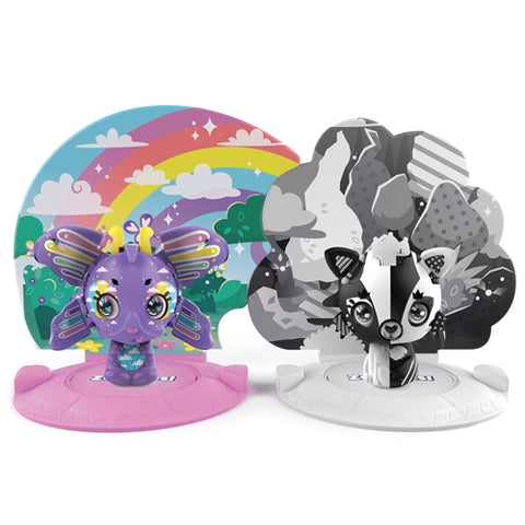 Spin Master - Set Figurine Spin Master Zoobles  Animalute Colectabile Fluturas si Vulpita