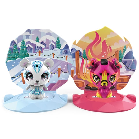 Spin Master - Set Figurine Spin Master Zoobles  Animalute Colectabile Ursulet si Catelus