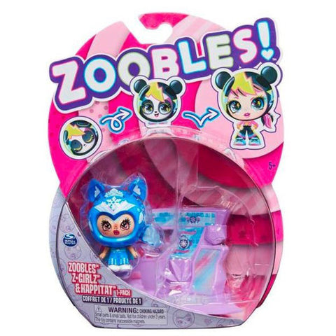 Spin Master - Figurina Spin Master Zoobles Z-Girlz Fetita Fulg de Nea