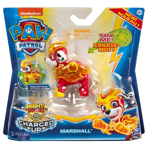 Spin Master - Figurina Spin Master Patrula Catelusilor Charged Up Marshall cu Lumini