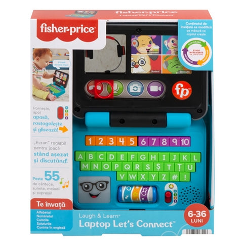 FISHER PRICE LAUGH&LEARN LAPTOP INTERACTIV IN LIMBA ROMANA