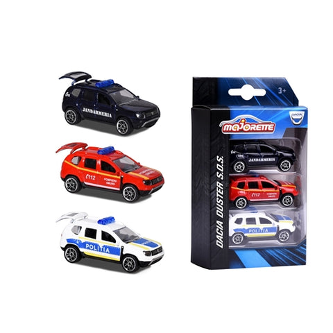 MAJORETTE SET 3 DACIA DUSTER METAL 7.5CM