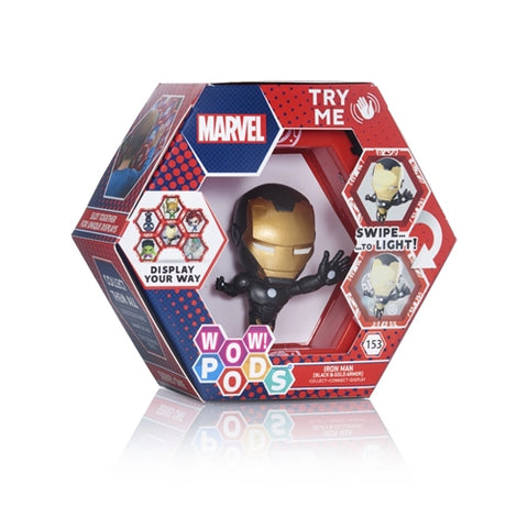 WOW! STUFF - Figurina WOW! PODS WOW! STUFF Marvel Iron Man Negru