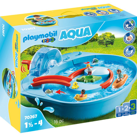 Set de Constructie Playmobil 1.2.3 Parc Acvatic