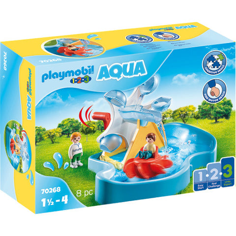 Set de Constructie Playmobil 1.2.3 Carusel Acvatic