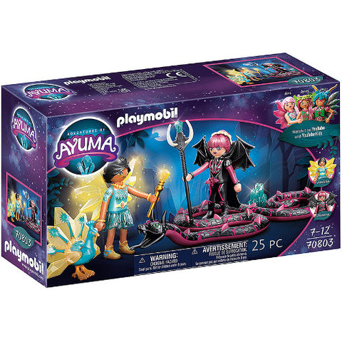 Playmobil  - Set de Constructie Playmobil Crystal Fairy si Bat Fairy cu Animalul de Suflet