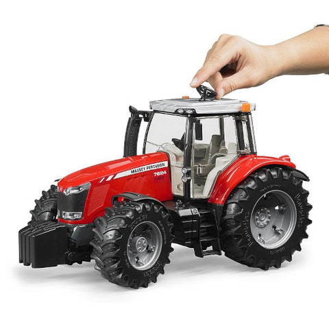 Bruder- Tractor de Jucarie  Massey Ferguson 7624