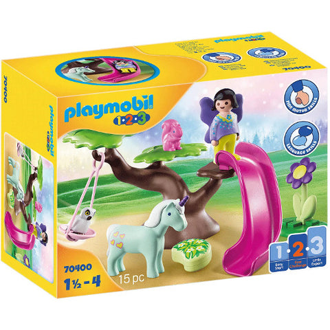 Set de Constructie Playmobil 1.2.3 Locul de Joaca al Zanei