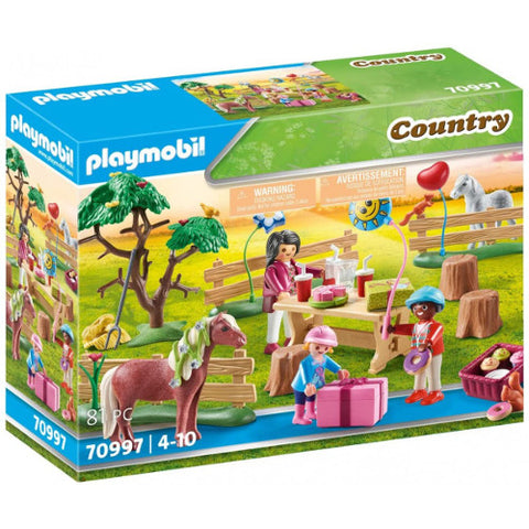 Playmobil - Set de Constructie Playmobil Ziua Copiilor la Ferma Poneilor