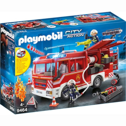 Set de Constructie Playmobil  Masina de Pompieri cu Furtun