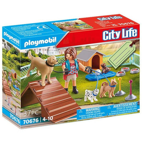 Set de Constructie Playmobil Set Cadou Dresor de Caini