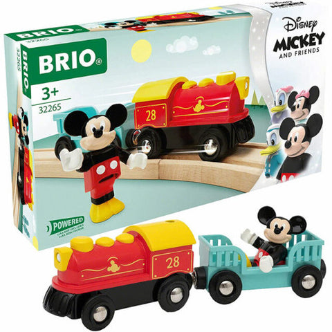 Brio  - Set de Joaca Brio Tren Mickey Mouse cu Baterii 