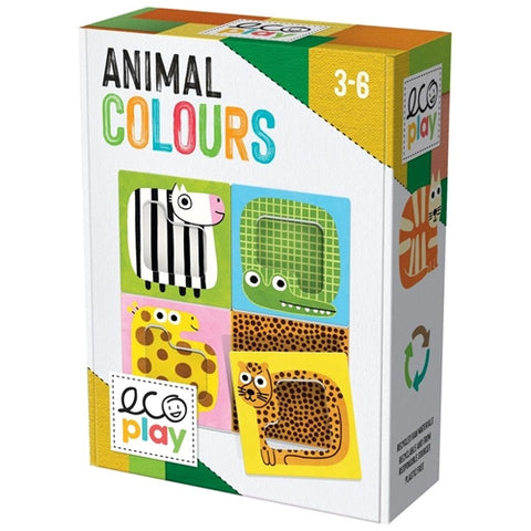 Headu - Joc Educativ Ecoplay - Sa Invatam Culorile Animalelor