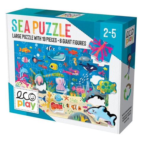 Headu  - Puzzle Ecoplay Animalute in Ocean