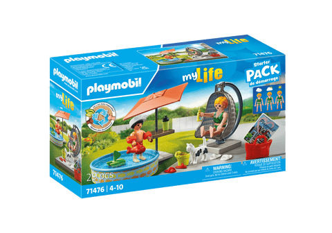 Playmobil-DISCTRACTIE LA PISCINA IN CURTE