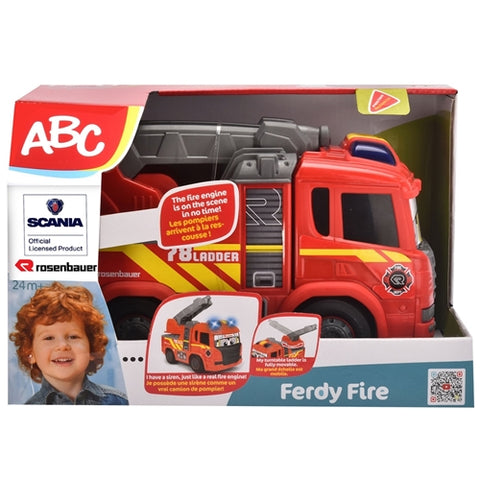 Simba - Masina de Pompieri Simba ABC Scania Ferdy Fire
