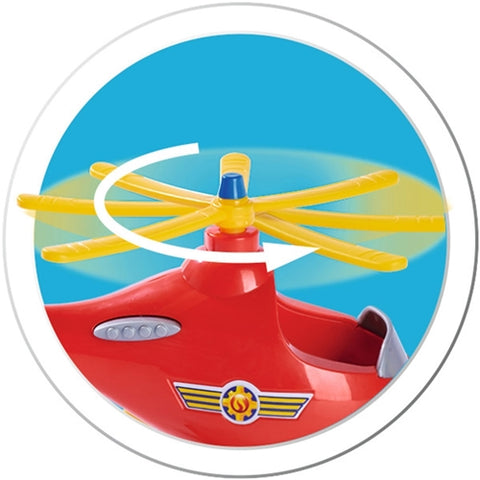 Simba - Elicopter Simba Fireman Sam Wallaby cu Figurina Tom
