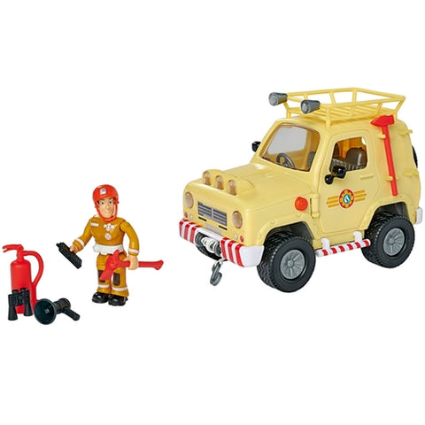 Simba - Masina Simba Fireman Sam Mountain 4x4 cu Figurina