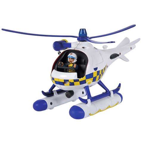 Simba - Elicopter Simba Fireman Sam Police Wallaby cu Figurina