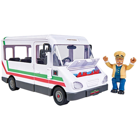 Simba - Autobuz Simba Fireman Sam Trevors Bus cu Figurina si Accesorii