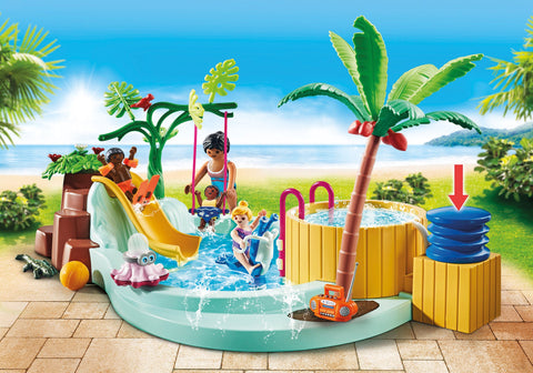 Playmobil-PISCINA DE COPII CU HIDROMASAJ