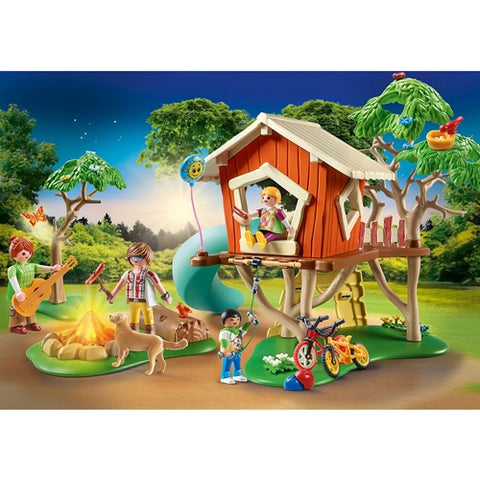 Playmobil - Set de Constructie Playmobil Casa din Copac cu Tobogan