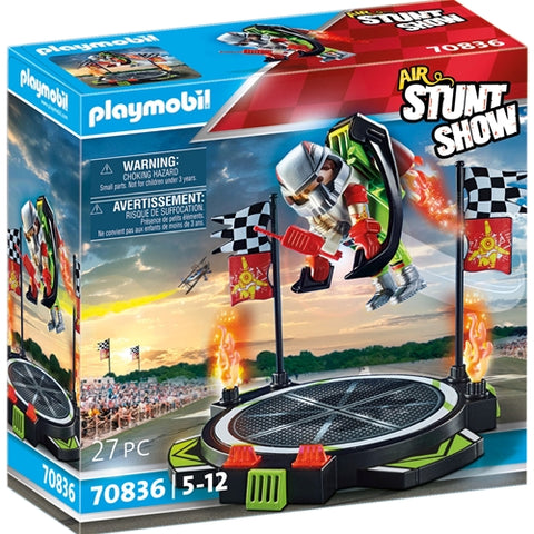 Playmobil  - Set de Constructie Playmobil Stunt Show Cascador cu Jetpack