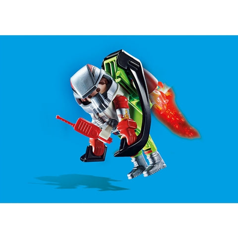 Playmobil  - Set de Constructie Playmobil Stunt Show Cascador cu Jetpack