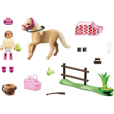 Playmobil  - Set de Constructie Playmobil Figurina Colectie Ponei de Calarie German