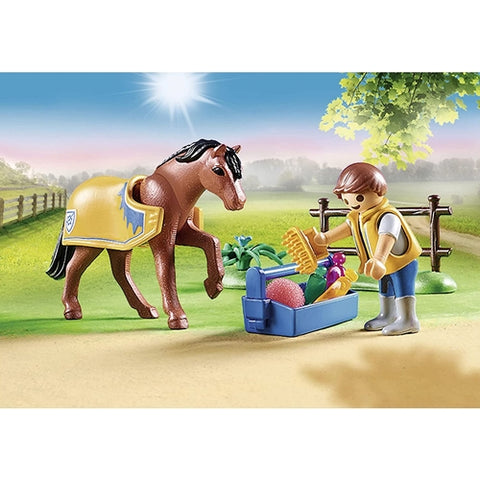 Set de Constructie Playmobil  Figurina Colectie Ponei Galez