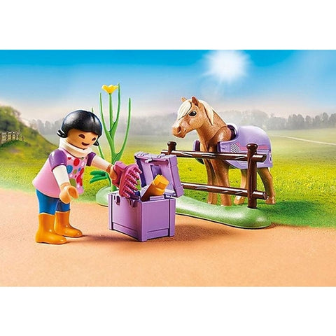 Set de Constructie Playmobil  Figurina Colectie Ponei Islandez