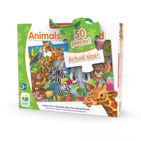 The learning journey - Puzzle Mare de Podea The learning journey - Animalele Lumii