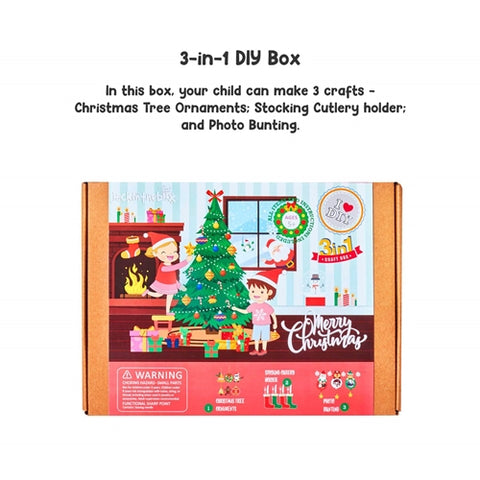 Set Creativ 3-In-1 Jack in the box Craciun Fericit