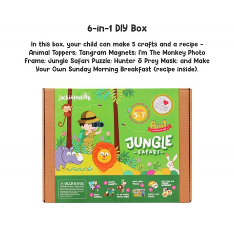 Set Creativ 6-In-1 Jack in the box Safari In Jungla