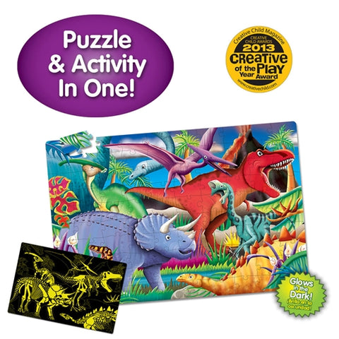 The learning journey - Puzzle The learning journey Straluceste in Intuneric - Dinozauri