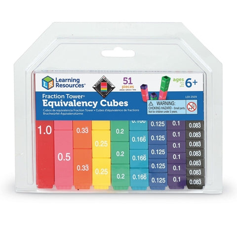 Cuburi Colorate Learning Resources Turnul Fractiilor