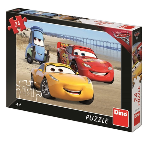 Puzzle Dino Cars 3 la Mare 24 Piese