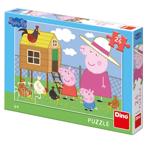 Puzzle Dino Peppa Pig Puisorii 24 Piese