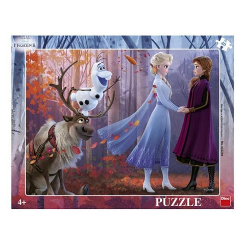 Puzzle cu Rama Dino Frozen II 40 Piese