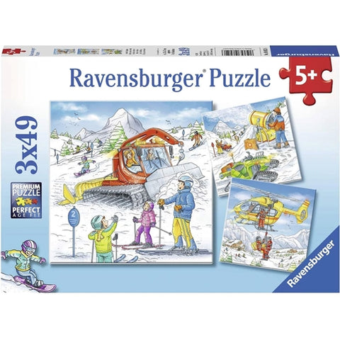 Puzzle Partie De Schi Ravensburger 3X49 Piese