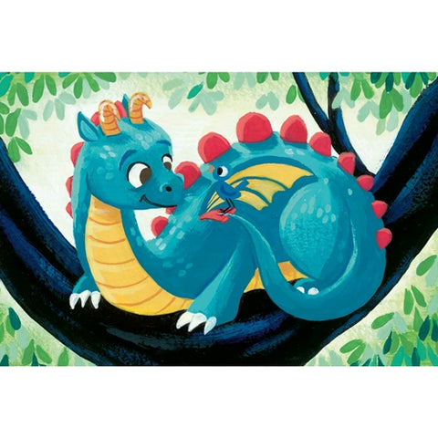 Puzzle in Cutie Dragon Ravensburger 6 Piese