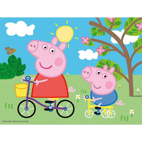 Puzzle in Cutie Peppa Pig Ravensburger 12 Piese