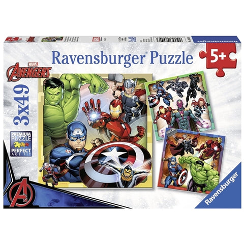 Puzzle Marvel Avengers Ravensburger 3X49 Piese
