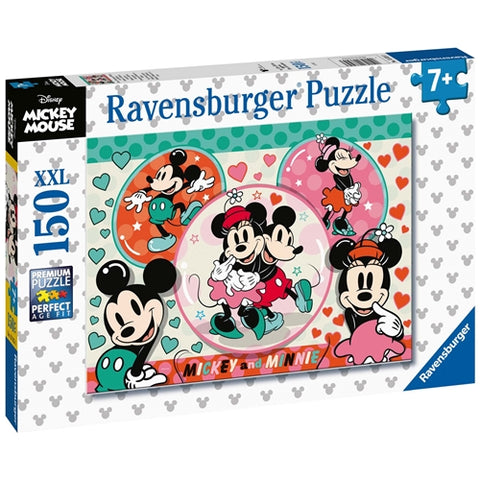 Puzzle Mickey si Minnie Ravensburger 150 Piese