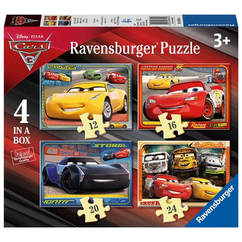 Ravensburger - Puzzle Ravensburger Cars 12/16/20/24 Piese